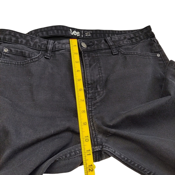 Lee Black Bootcut Jeans Women's Size 34x31 Regular Fit Mid Rise Stretch - Picture 8 of 10